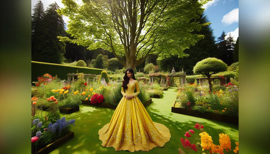 Bright and Bold: Making a Statement in a Yellow Wedding Dress