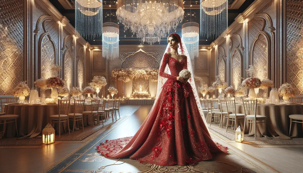 Bold and Beautiful: Exploring the Charm of a Red Wedding Dress
