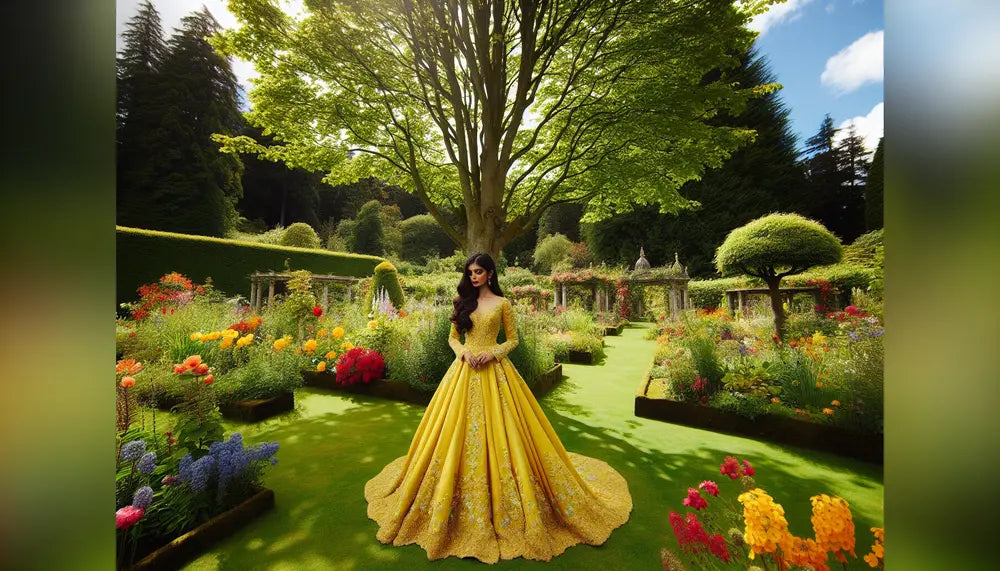 Bright and Bold: Making a Statement in a Yellow Wedding Dress